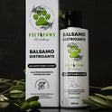 Balsamo Districante Poly4Paws: dona morbidezza e lucentezza irresistibili al pelo del tuo amico a quattro zampe.